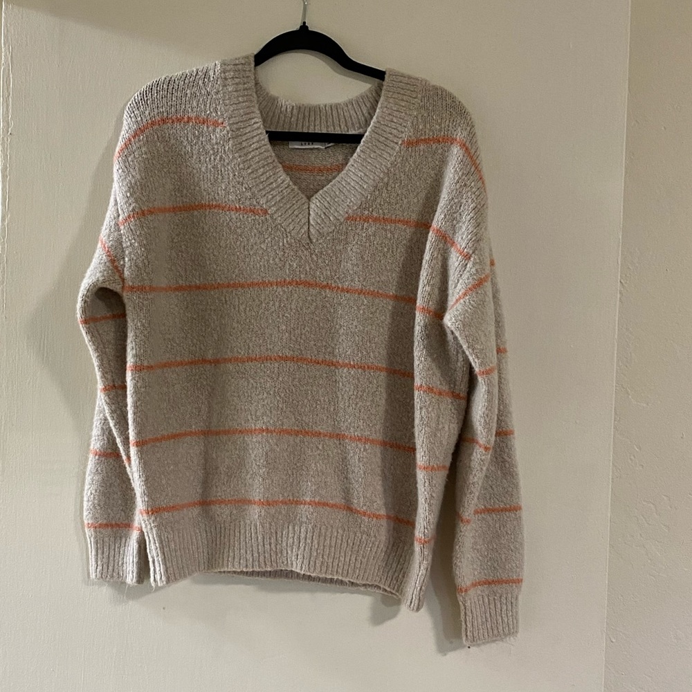 Lush Striped Pullover Sweater - image 1